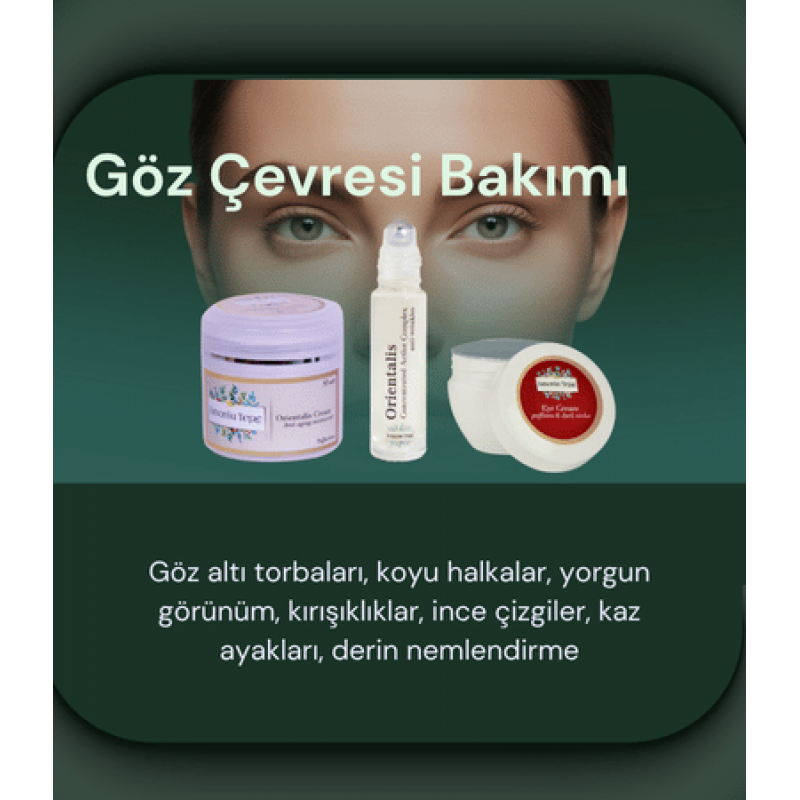 Göz Çevresi Bakım Seti  (Göz Kremi + Sığla K...