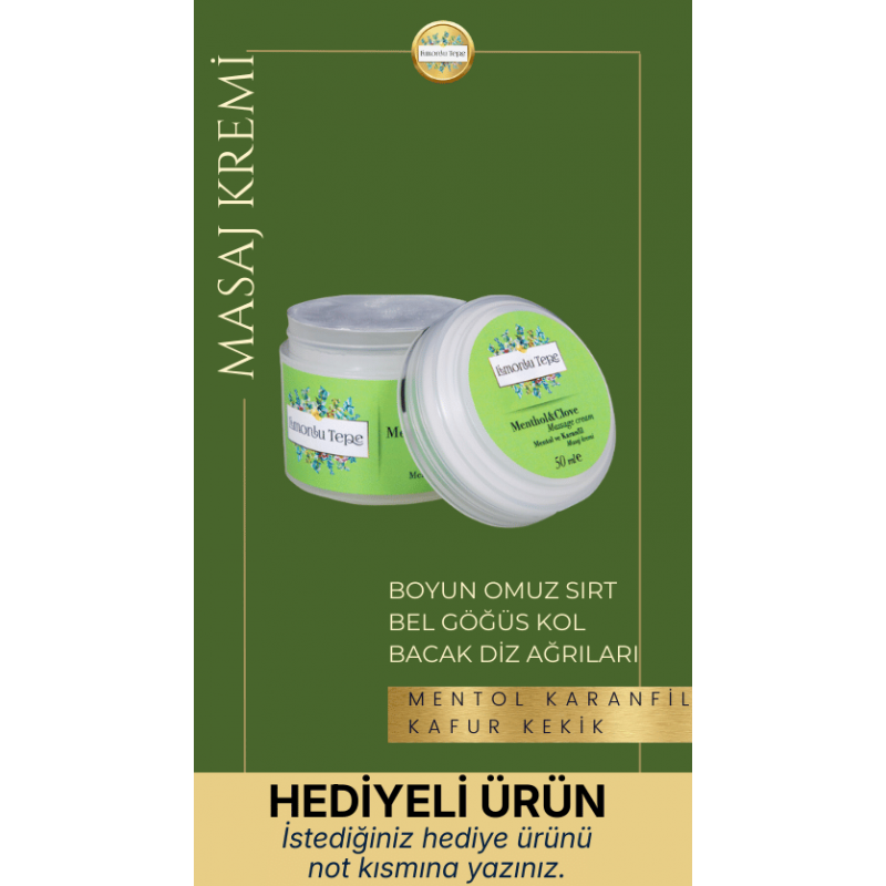 Mentol & Karanfil - Masaj  Kremi - HEDİYELİ ...