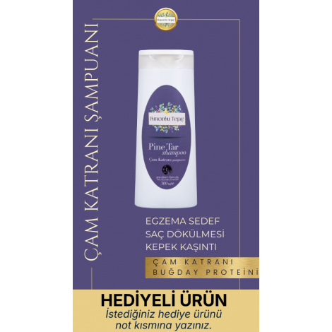 Çam Katranı Şampuanı - HEDİYELİ ÜRÜN! İstediğiniz HEDİYE ürünü not kısmına yazınız.