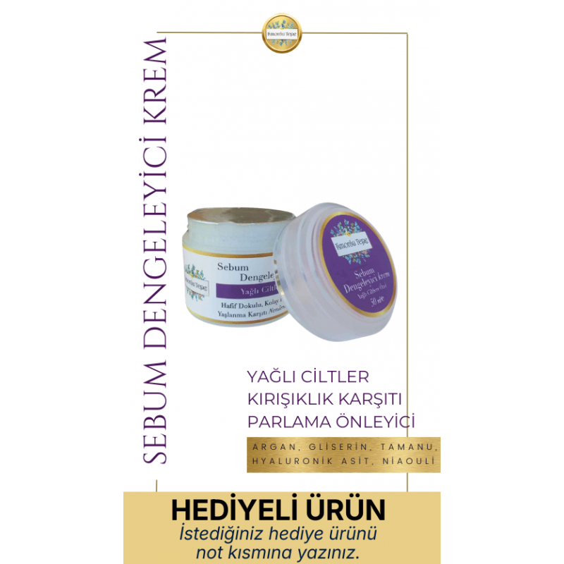 Sebum Dengeleyici Krem - Yağlı Ciltlere Özel - ...