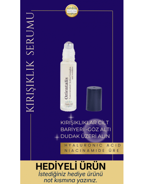 Kırışıklık Karşıtı -Konsantre Aktif Kompleks Serum - 10ML - HEDİYELİ ÜRÜN! İstediğiniz HEDİYE ürünü not kısmına yazınız.