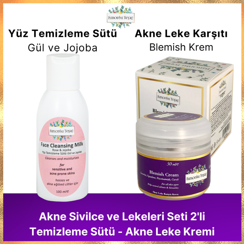Akne Sivilce ve Lekeleri Seti-GJA (Yüz Temizleme ...