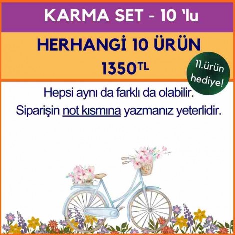 Karma Set 10lu - (Kendi Setinizi Yapın) - (İstediğiniz 11.ürün hediye!)