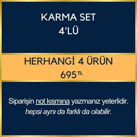 Karma Set 4lü - (Kendi Setinizi Yapın)