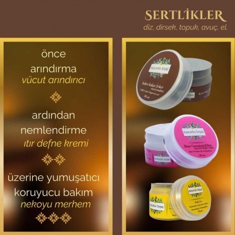 SERTLİKLER (Diz, dirsek, topuk, avuç, el) için Evde SPA Set