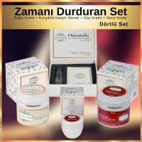 Zamanı Durduran Set  (Sığla Kremi + Kırışıklık Karşıtı Serum + Gece Kremi + Göz Kremi)