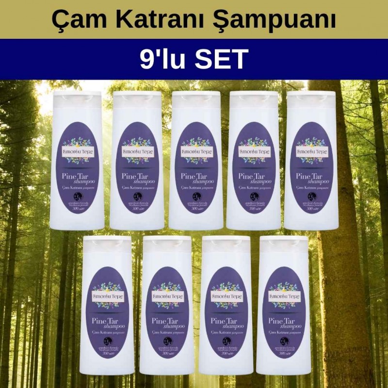 Set Ürün 9 x Çam Katranı Şampuanı