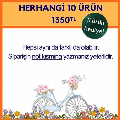 Karma Set 10lu - (Kendi Setinizi Yapın) - (İstediğiniz 11.ürün hediye!)