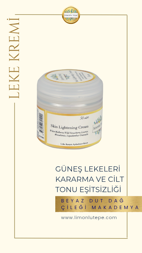 Leke Karşıtı -Aydınlatıcı Krem - 50ML