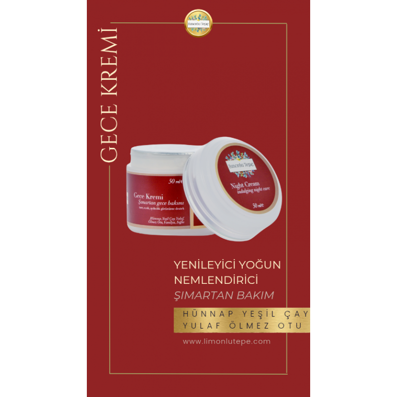 Gece Kremi - Şımartan Gece Bakımı - 50ML 
