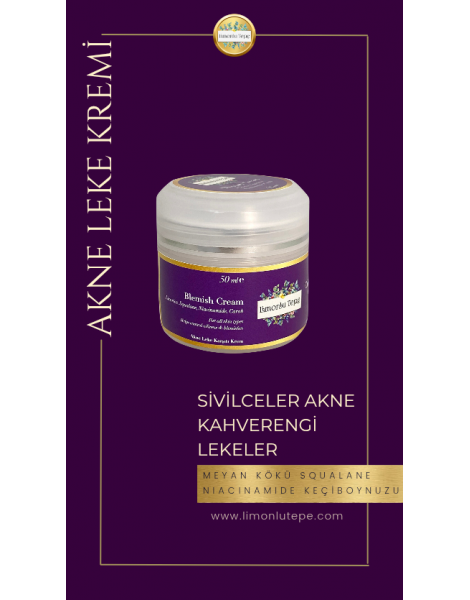 Akne Leke Karşıtı (Blemish) Krem - 50ML - İSTEDİĞİNİZ HERHANGİ 2.ÜRÜN HEDİYE!