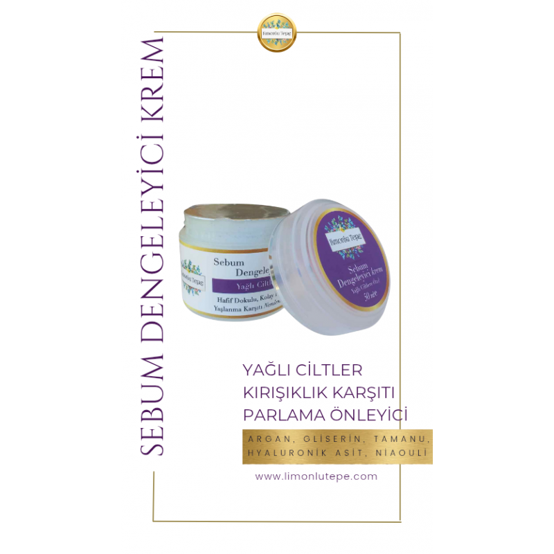Sebum Dengeleyici Krem - Yağlı Ciltlere Özel - ...