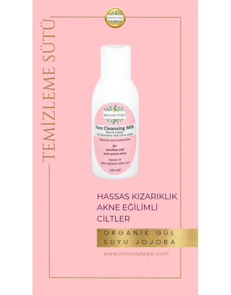 Yüz Temizleme  Sütü - Gül ve Jojoba - İSTEDİĞİNİZ HERHANGİ 2.ÜRÜN HEDİYE!