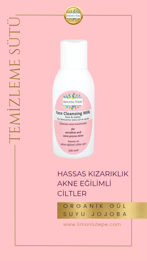 Yüz Temizleme  Sütü - Gül ve Jojoba