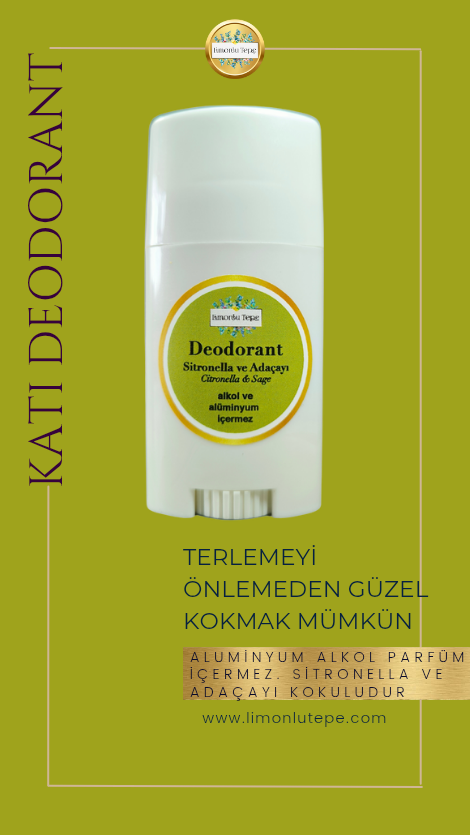 Katı Deodorant - Sitronella ve Adaçayı -55 gr
