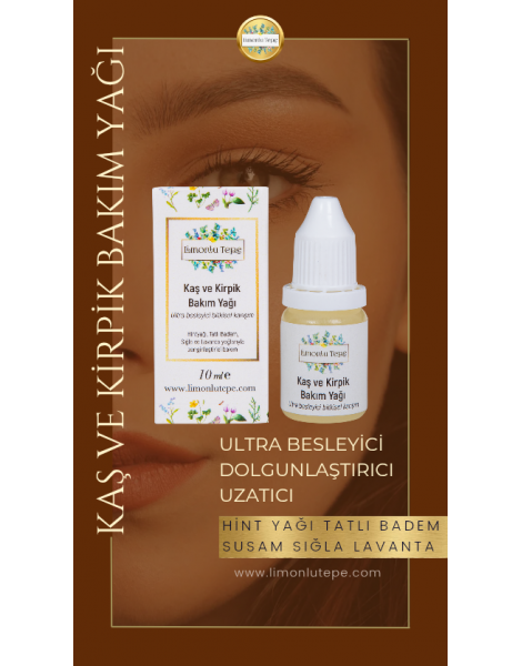 Kaş ve Kirpik Bakım  Yağı - İSTEDİĞİNİZ HERHANGİ 2.ÜRÜN HEDİYE!