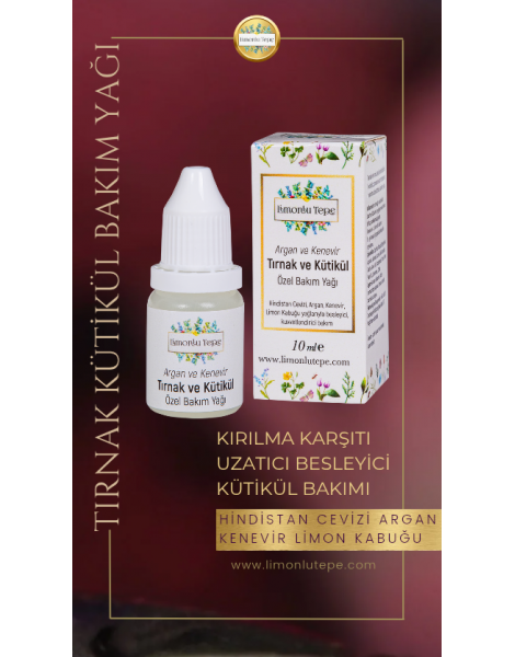 Tırnak ve Kütikül Bakım  Yağı - İSTEDİĞİNİZ HERHANGİ 2.ÜRÜN HEDİYE!