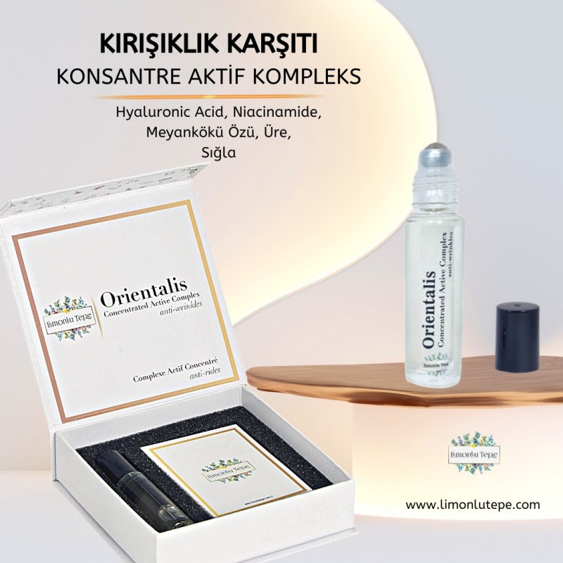 Kırışıklık Karşıtı -Konsantre Aktif Kompleks Serum - 10ML