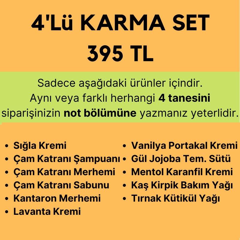 Kendi Setinizi Yapın Karma Set 4lü