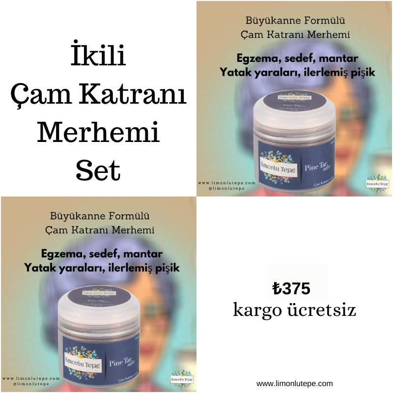 Set Ürün 2'li Çam Katranı Merhemi