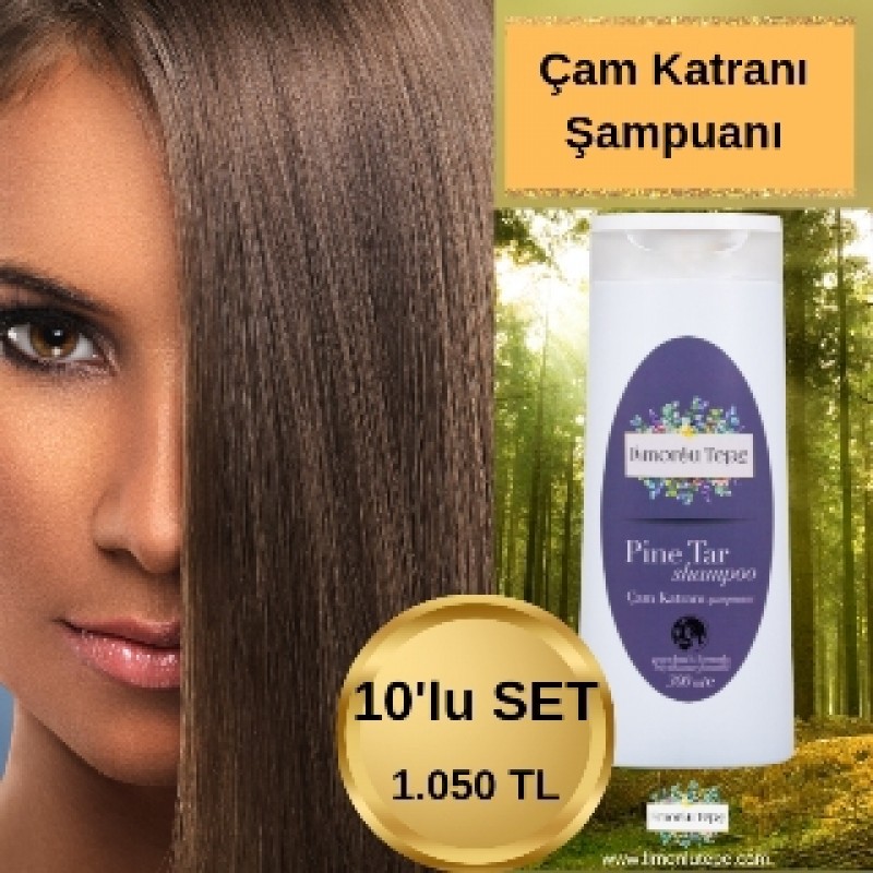 Set Ürün 10 x Çam Katranı Şampuanı
