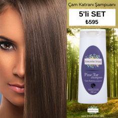Set Ürün 5 x Çam Katranı Şampuanı