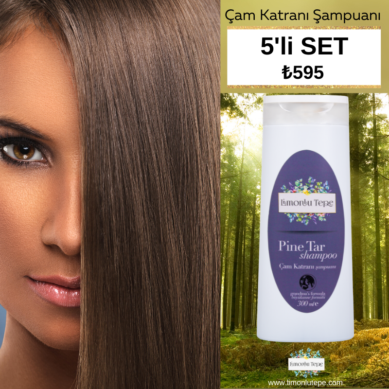 Set Ürün 5 x Çam Katranı Şampuanı