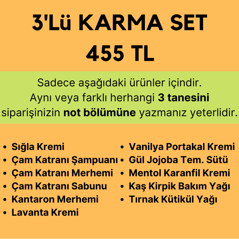 Kendi Setinizi Yapın Karma Set 3lü